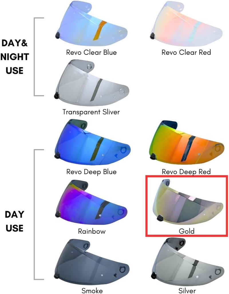 Logto Replacement Motorcycle Helmet Shield for I10 I70 HJ-31 Helmet Visor Shield Anti-Scratch Wearproof Windproof Universal Helmet Accessories - Image 5